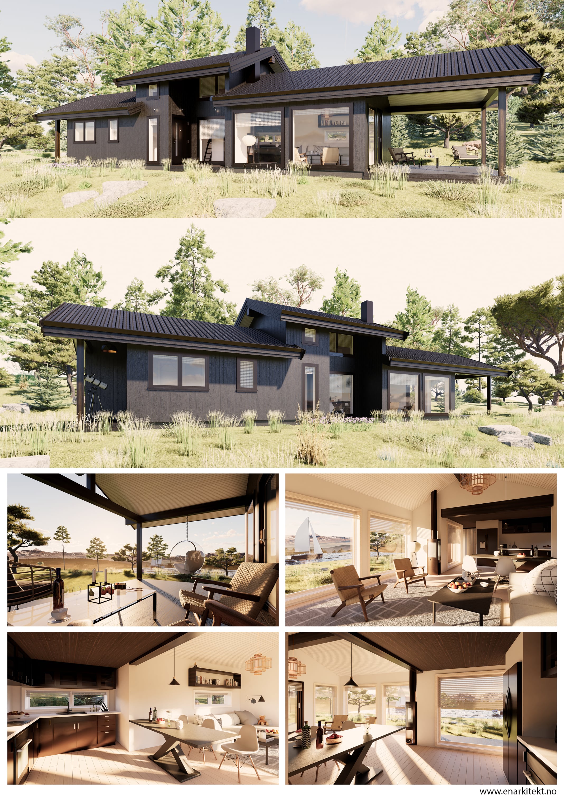 Cabin presentation - architect Tadas Petrauskas