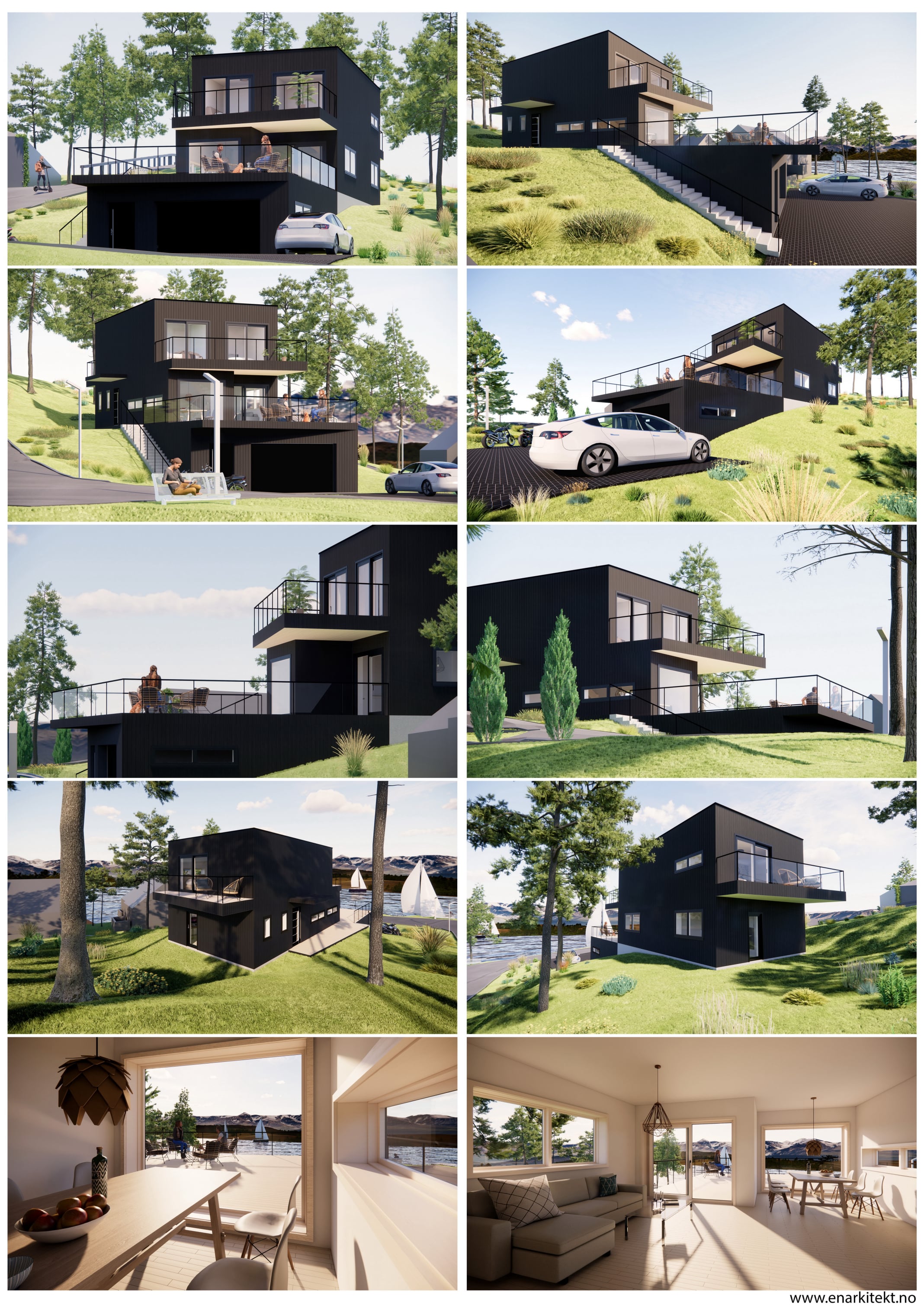 Presentation of residential building - architect Tadas Petrauskas