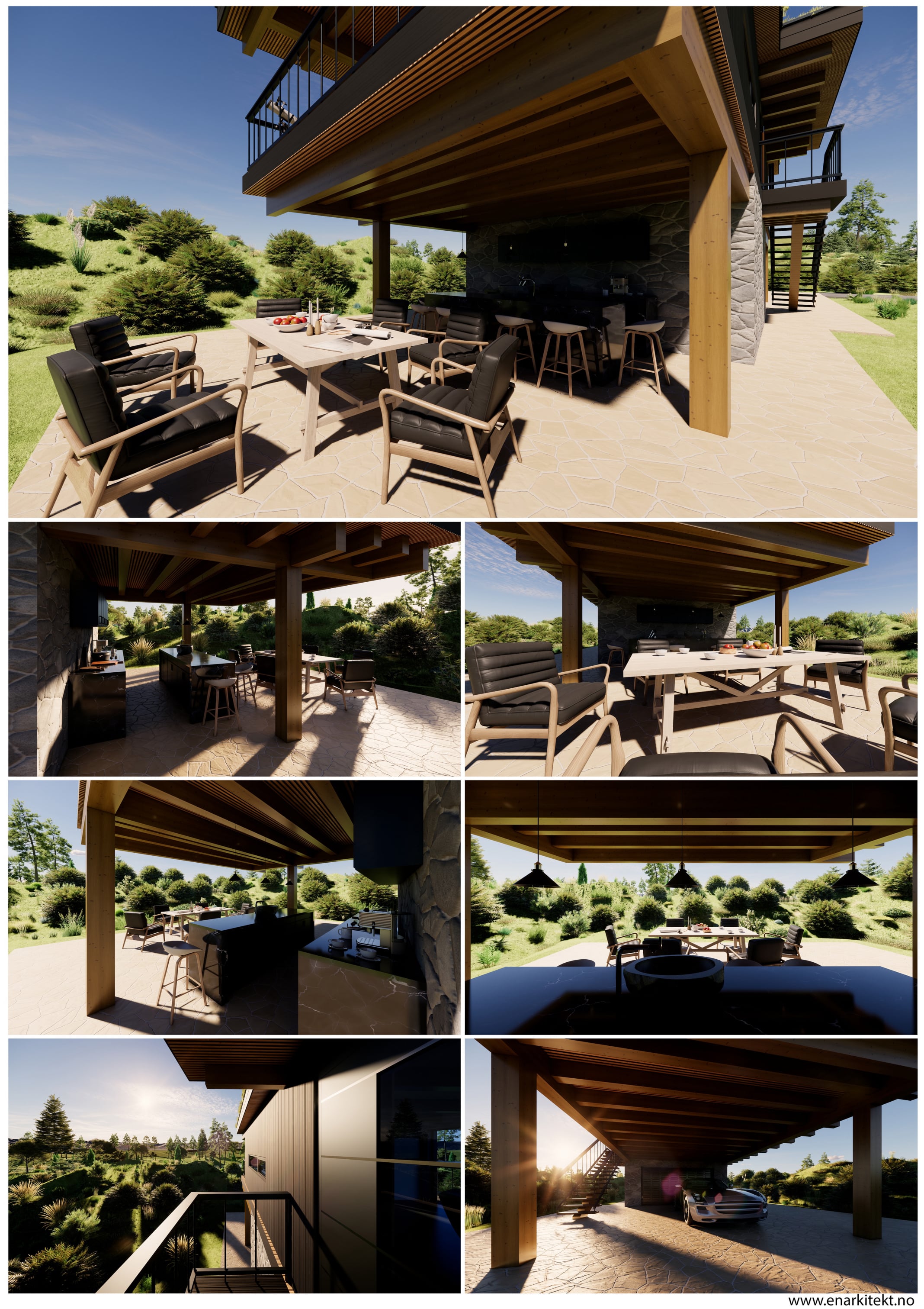 Recreational buildings in nature - Interior day 