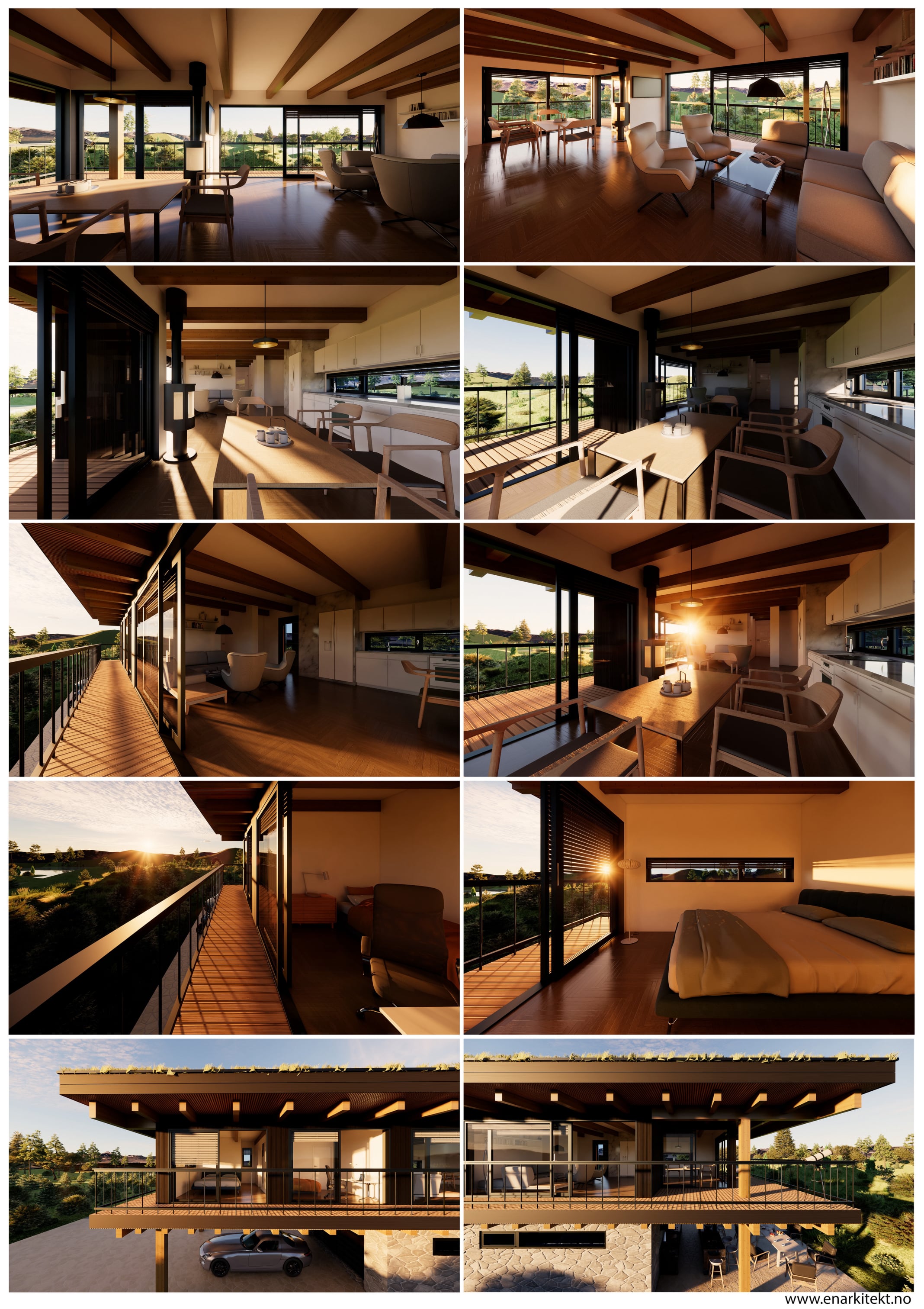 Recreational buildings in nature - Interior Day